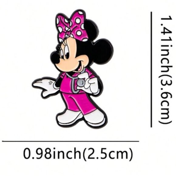 DISNEY Minnie Mouse “Doctor or Nurse” Enamel Trading Pin (NEW & SO CUTE!) - Picture 2 of 2